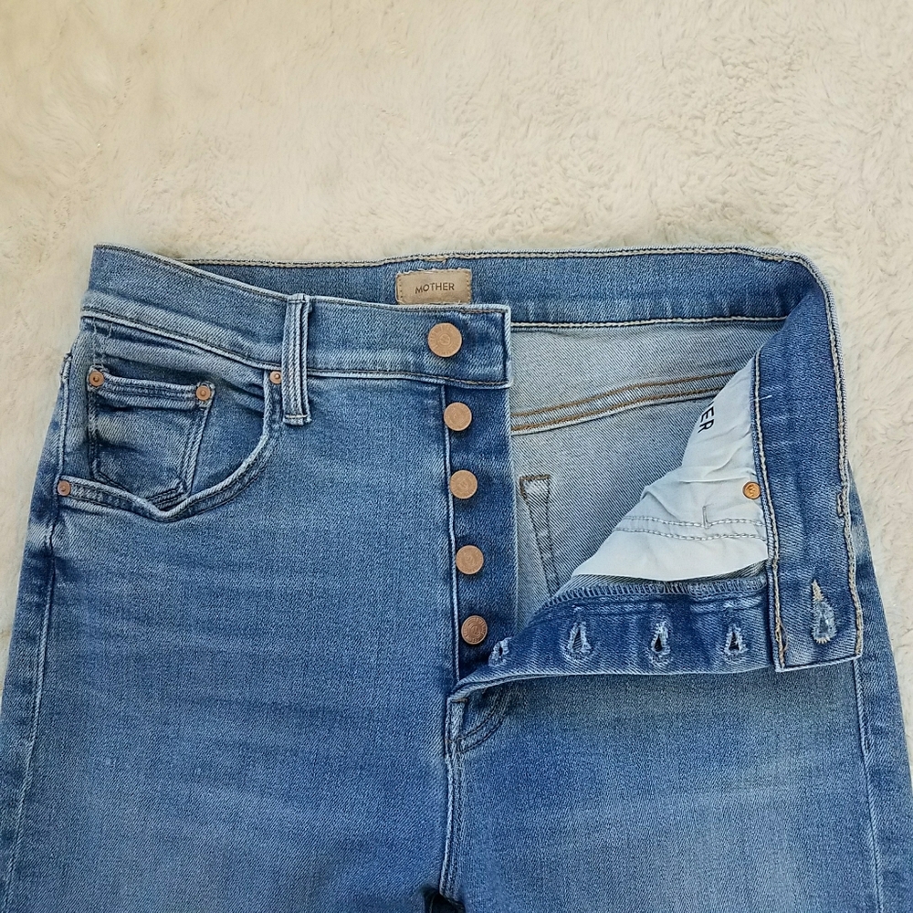 MOTHER Denim The Tripper Ankle Fray in Je T'Aime - Picture 8 of 12